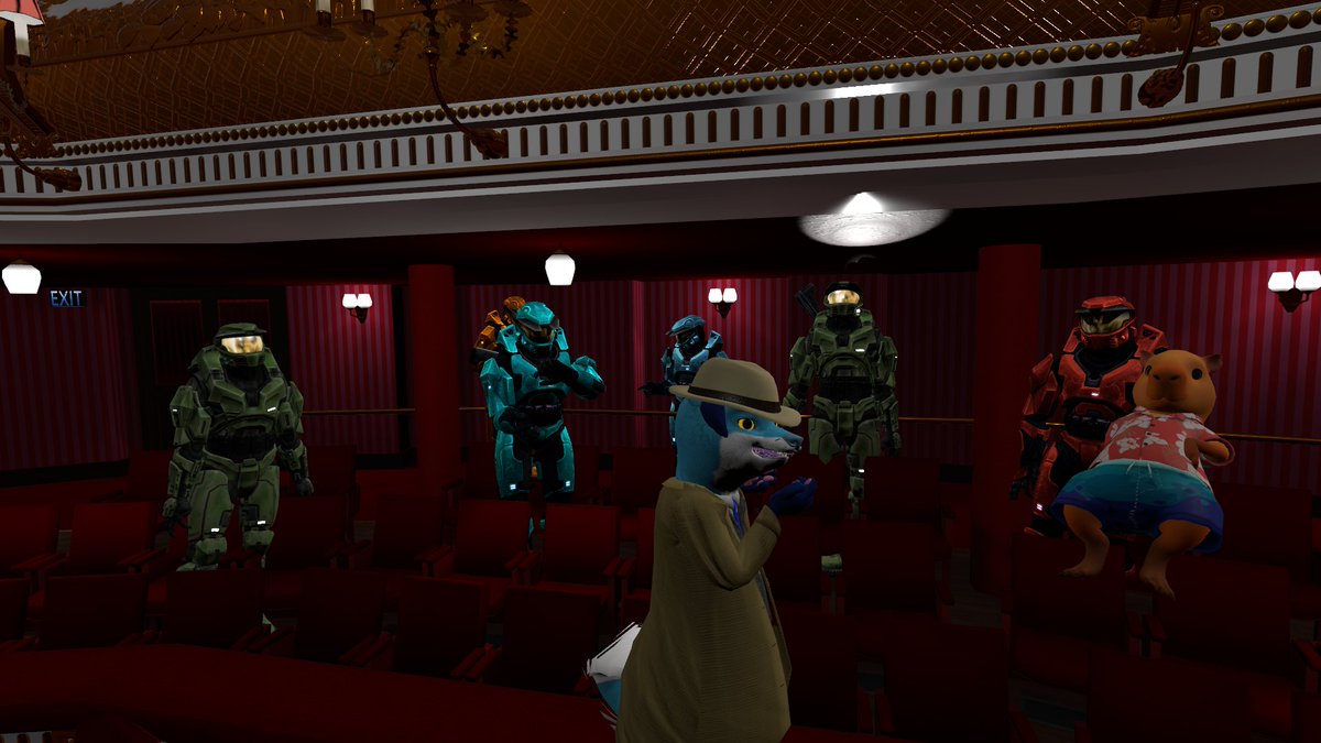 CFsketches's tweet photo. Enjoy a thread of various BEHIND THE SCENES photos of Shiba King: Assassination. #vrchat #vrfilmmaking #vr #vrfilm #virtualreality https://t.co/pnbDyIpOBz