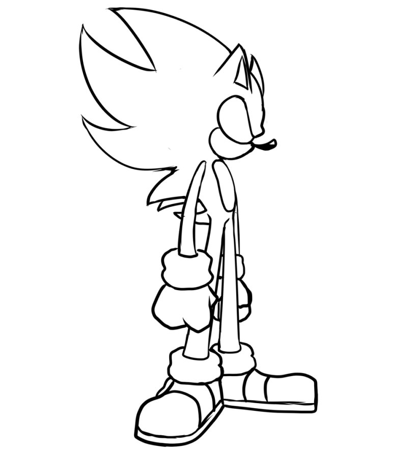 How To Draw Dark Sonic 