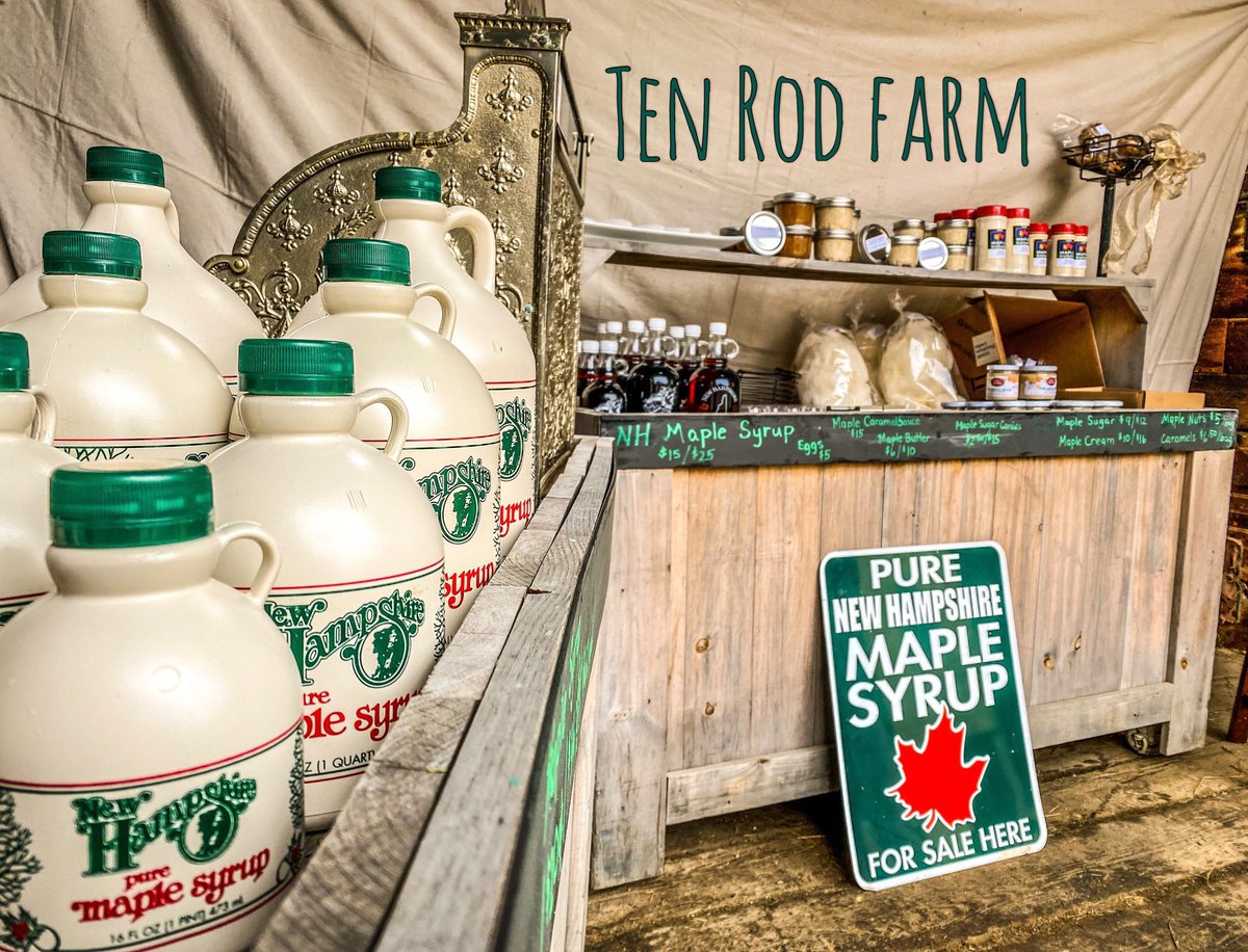 TenRodFarm's tweet image. Thanks to all that visited the farm today. We will also be open Sunday 10am-4pm as we continue to celebrate NH Maple Weekend. We look forward to seeing you! #nhmaple