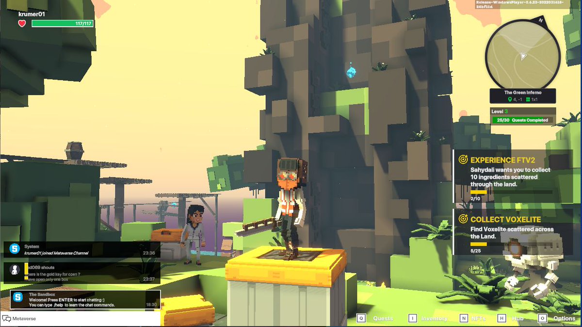 TKrumer's tweet photo. @TheSandboxGame I just participated in the daily #SandboxAlphaS2Contest for a chance to earn up to 1,000 $SAND! Starting March 19 - Gather the equipment. Check out my screenshot below!
👇 #SandboxAlphaS2 https://t.co/z2Pqhhxhru