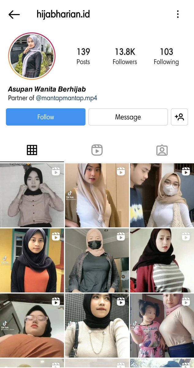 Nemu akun IG yg isinya kumpulan hjiaber seksi tuh bikin 🤮🤬🤯. Bantu report yaaa 🙏