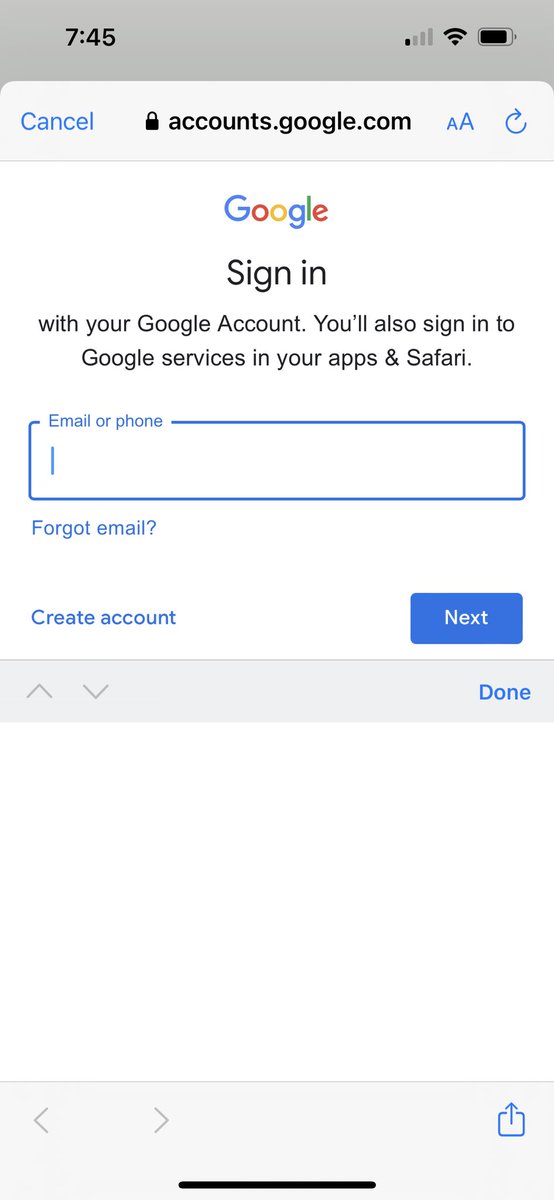 GlennButera's tweet photo. I’m so glad that in the year 2022 I can’t get the @gmail app working on my mother’s new @Apple iPhone 13 Pro, because the keyboard won’t render. Not even fixed with uninstall/install. https://t.co/twaJE1STOY