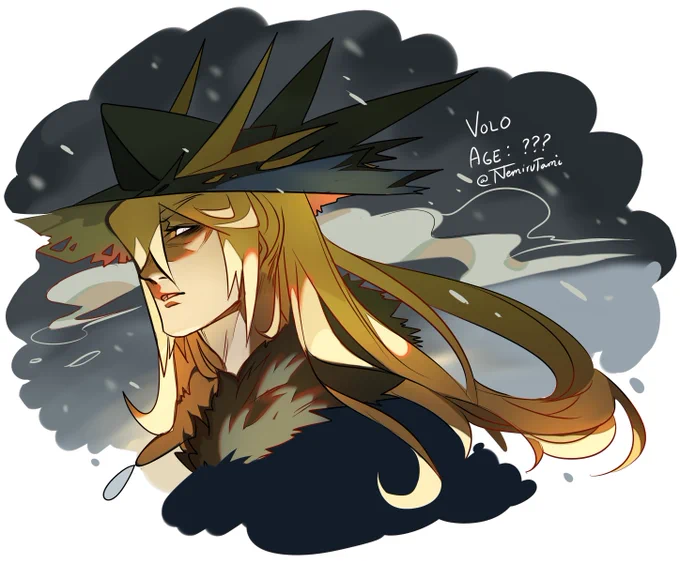 I've been thinking of Immortal! Volo designs recently... #LegendsArceus #PokemonLegendsArceus 