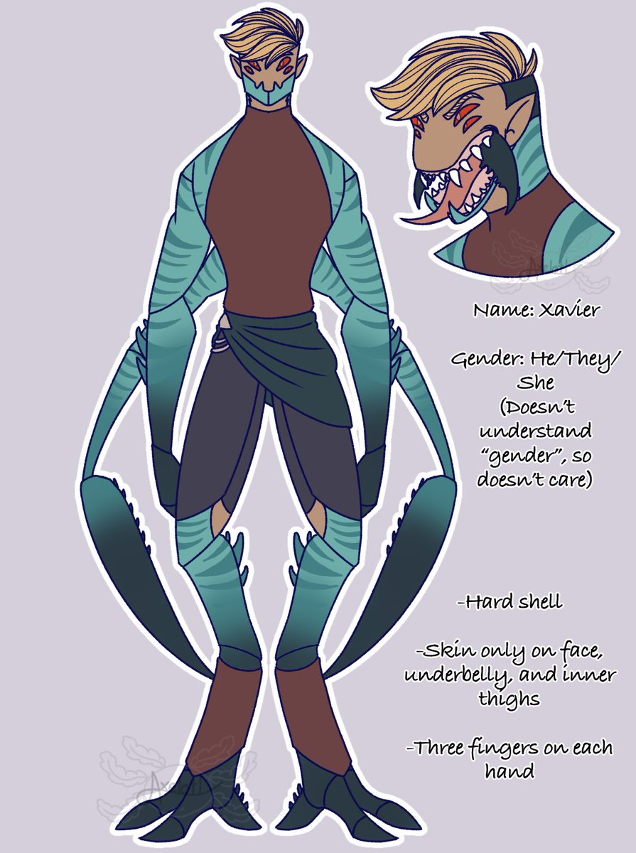 Axelotl_1's tweet image. Badda bing, badda boom. Another alien boi. He’s a Vrad and I made him for another space related RP.
#alien #alienconcept #alienconceptart #vradalien #vradspecies