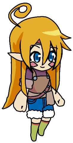 ばとじっぷ(@BATO_Zip)さんとこの
ダティクロートちゃんを
プリコネのデフォルメ風に描きました 