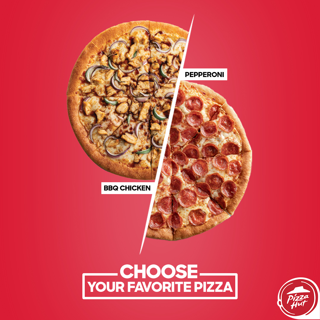 PizzaHutJm's tweet photo. Choose your favorite pizza! 😆
We're open Sunday to Thursday 10 AM to 11 PM and Friday to Saturday 10 AM - 12 MIDNIGHT! 🥳 Order for Call & Collect and Delivery through @hugoapp.jm !
#PizzaHut #OpenLater #NowThatsDelivering https://t.co/gGIP0XwcqG