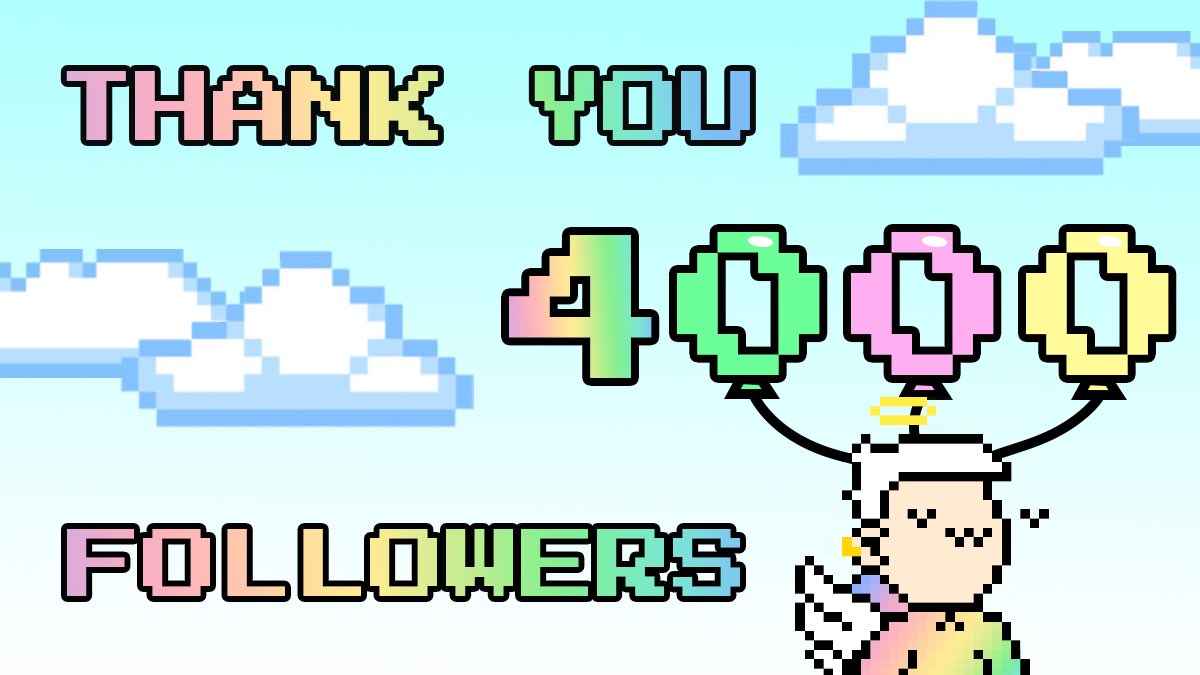 Thank you, doods, for 4K followers ❤️

The support our community shows us is truly amazing, and the best part is…this is only the beginning 🎉🎉🎉

#doodarmy #pixeldoods