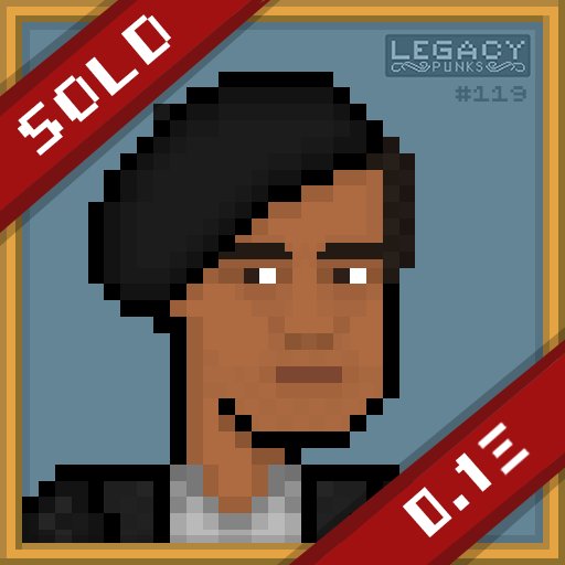 LegacyPunks's tweet image. -  LegacyPunks #119 -
🌟SOLD for 0.1 ETH 🌟

Thank you &amp;amp; Congratulations to @The_1st_Draco on the Newest Addition to Your Collection! 👏🥳🥂🎉

#NFT #legacypunks #blockchain #Ethereum #Crypto #Web3 #NFTartist #NFTCommunity #altpunks #NFTproject #cryptopunks #pixelart #nftart