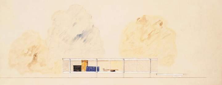 Mies van der Rohe...
#architecture #arquitectura #drawing #elevation #Mies #Farnsworth