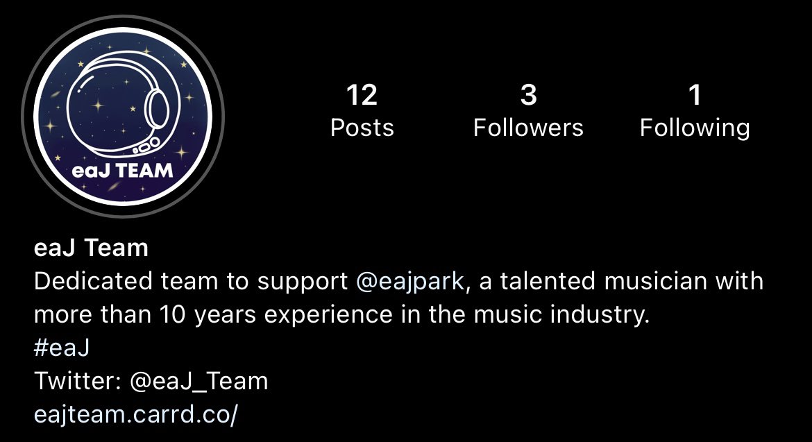 eaJ_TEAM's tweet photo. ‼️ ANNOUNCEMENT ‼️

As the part of our growing process to support @eaJPark on his upcoming music, we hope to reach more of audiences through more platform. 

We gladly announce you that eaJ Team is NOW ON INSTAGRAM!!

Follow our IG @eajteam n stay tuned for the updates!

#eaJTeam https://t.co/gKobsNS6QO