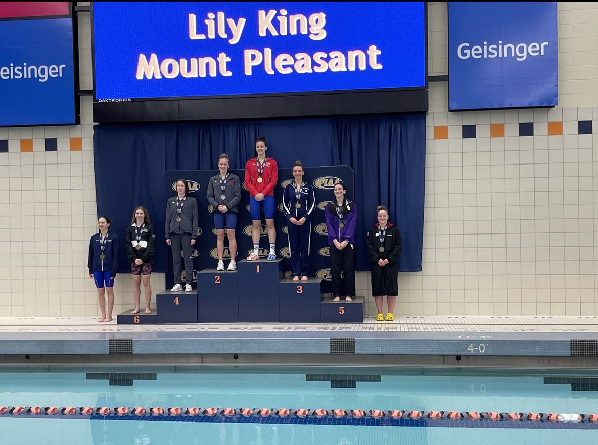 gburgswim's tweet photo. Congratulations to Hannah Brainard for completing her high school career with an all time PR in the 100 free. We are so proud and wish her the best of luck as she continues her swimming career at Canisius College. Congrats on your 7th place medal!!!🏅we’ll miss you🥰 https://t.co/d2h5HuSlEW