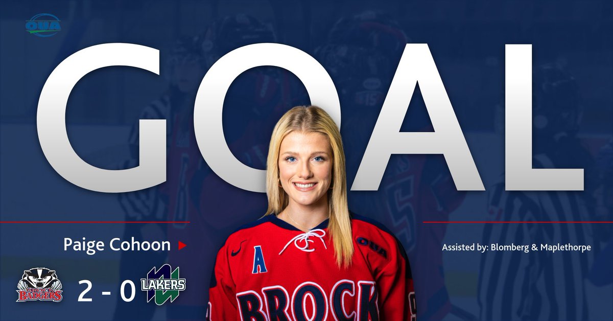 Brock_W_Hockey's tweet photo. BADGERS GOALLLLLLL 🚨

Paige Cohoon scores on the POWER PLAY to give the Badgers a 2-0 lead!! 

BRO 2 | NIP 0 | 10:53 2ND 

#WeAreBadgers https://t.co/2l3BHs6J4c