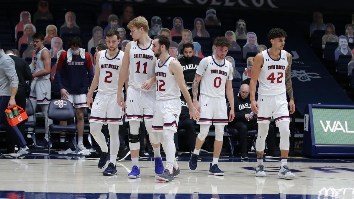 St Mary’s looks more like a Boy Band than the starting 5 of a Basketball team