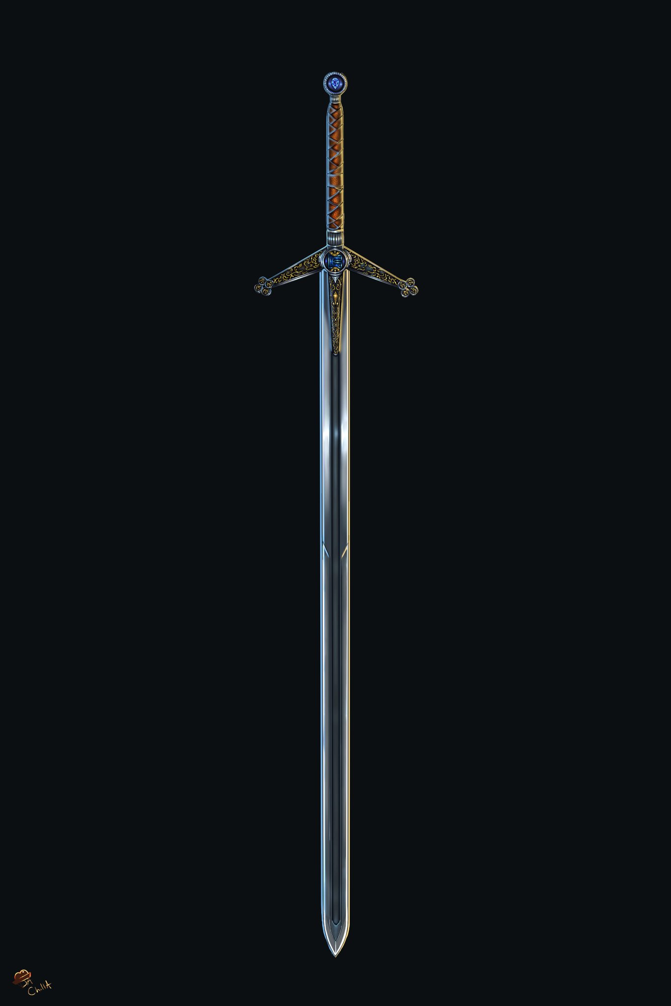 Clay on X: "So, as some of you know I'm planning on getting my first tattoo  ASAP, and I wanted to get a unique design for the claymore sword in said  tattoo...