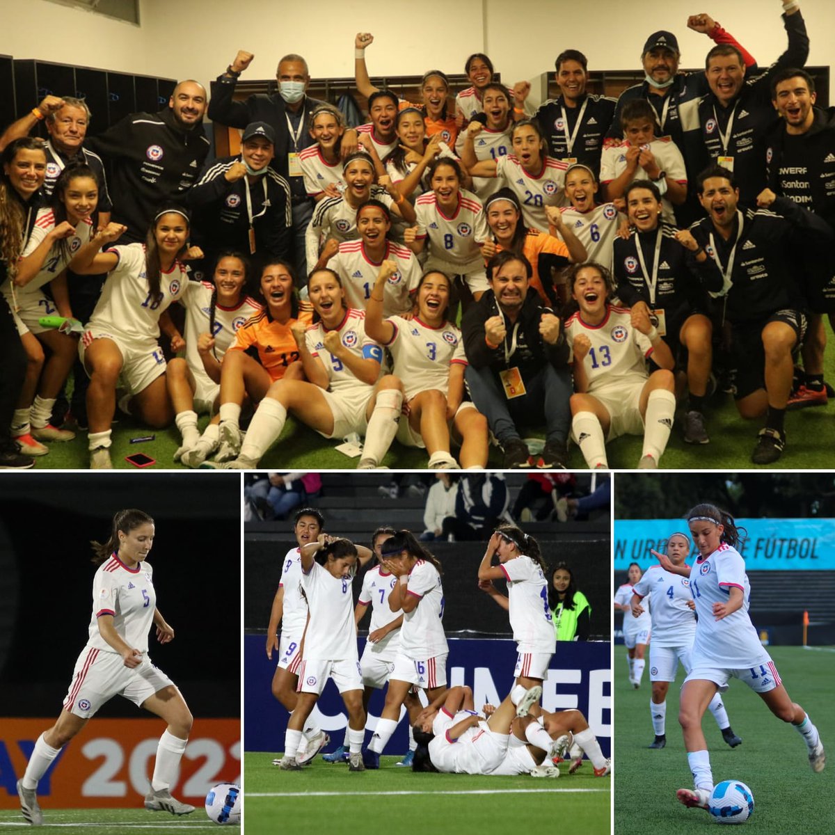 ¡#LaRojaFemeninaSub17 va al Mundial! 🙌 ¡Felicidades a las #CruzadasdeSelección Catalina Figueroa y Tali Rovner! 👏

Chile venció 2-0 a 🇵🇾, ¡y aseguró su cupo para Copa del Mundo Femenina Sub 17 en India 🇮🇳!

📸 CONMEBOL / @LaRoja 

#VamosChile #VamosLaRojaFemenina