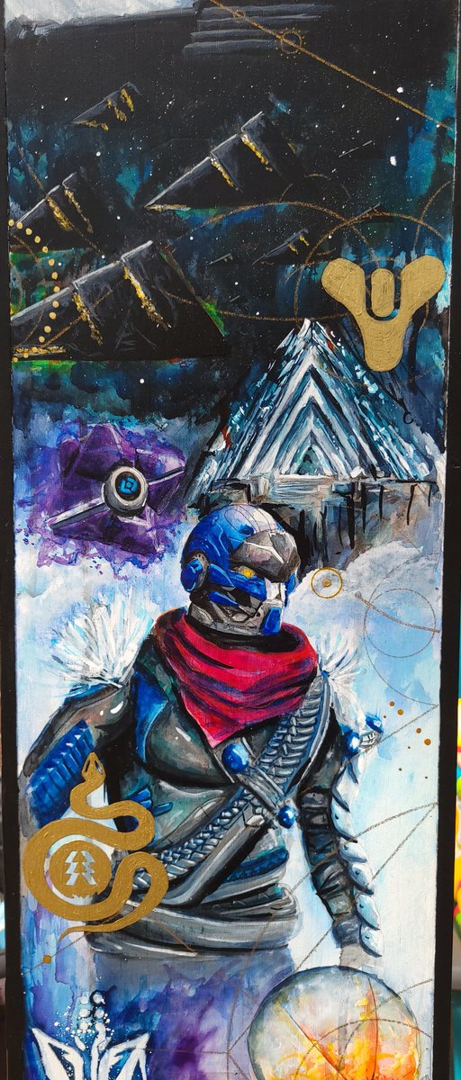 ericinks's tweet image. "Defy extinction."

Some majaor moments and players from the Destiny saga.

India ink and watercolor with a dash of colored pencil on wood panel.

#Destiny2 #Destiny2WitchQueen #destinyart #destiny2art @DestinyTheGame
