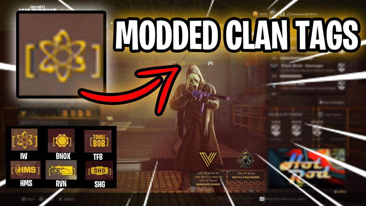 KashMarco's tweet photo. Modded Clan Tag Giveaway🔥🚨Ill be getting 2 People the Warzone/Vanguard/MW dev clan tag that wins the Random Retweet + Like Picker https://t.co/V8cnVBctyG. Like and Retweet this post to enter (Must Be Followin!) Turn on Post notifications🔔GIVEAWAY ENDS IN 48HRS! Good Luck!💪 https://t.co/NoVh29hLL7