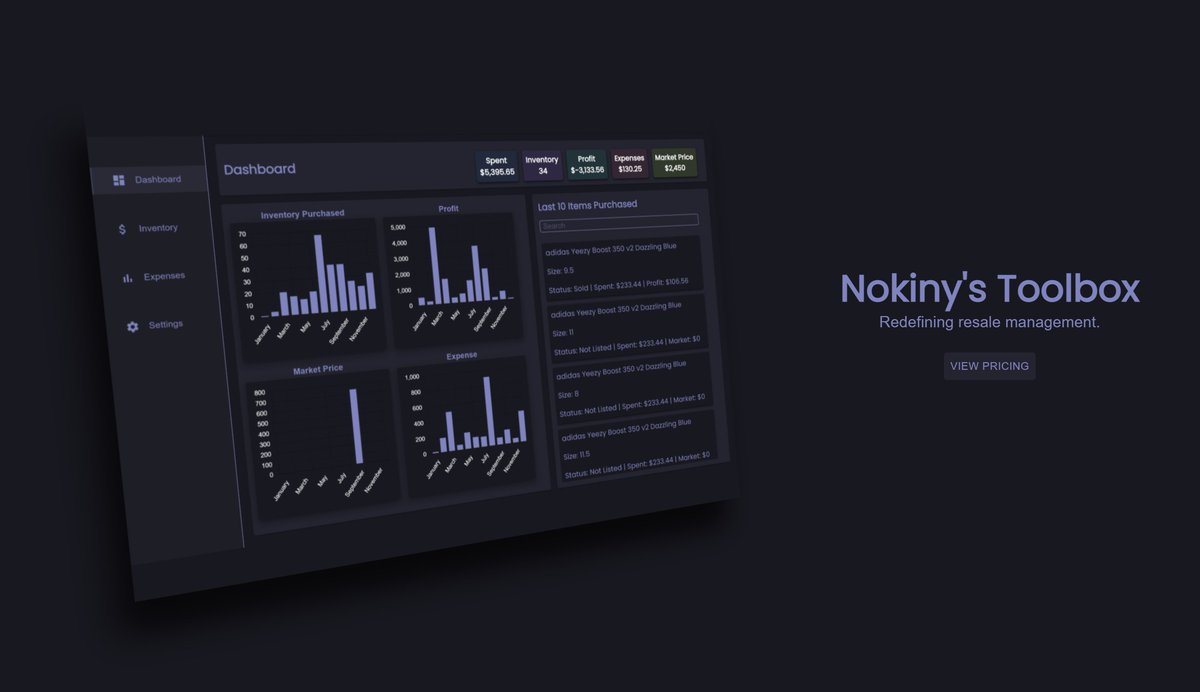 nokinystoolbox's tweet photo. Proud to announce that the beta phase of the new website has begun! 🎉

https://t.co/GBoa0zxqG3
https://t.co/V4TfpdUkp5

Once an account has been created, use the CC below to get started:

4242 4242 4242 4242

Retweet and tag a friend for a chance at one month free! https://t.co/y3wCk1On9m