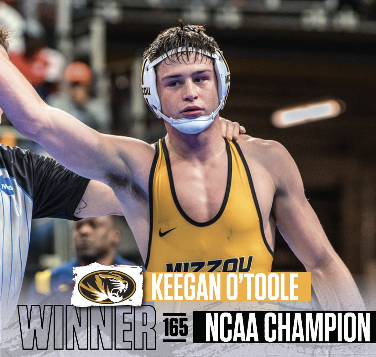 Keegan O'Toole completes his undefeated season with an NCAA title!