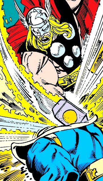 WorthyDeity's tweet photo. @InASingIeBound @ChainsAsunder @ofFinalem — Hand raised with the divine mallet firmly grasped once more, Thor was transported directly behind Thanos. A downward swing set Mjolnir on a one-way track toward collision with the Mad Titan’s spinal region.

#𝐁𝐋𝐀𝐂𝐊𝐄𝐒𝐓𝐍𝐈𝐆𝐇𝐓 https://t.co/nk3DdiSf78