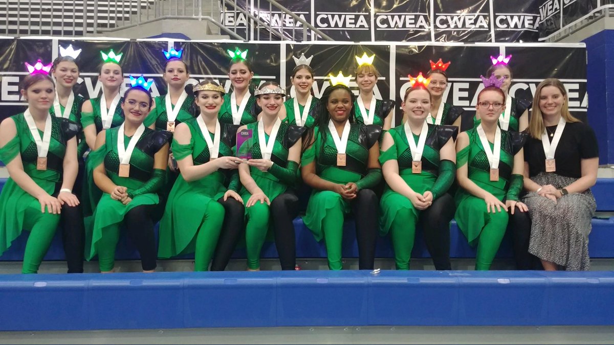 katey_bailey's tweet photo. The GHS Winter Guard ended the season with a 3rd place finish! Proud of how much they have accomplished this year! @GilbertBandsSC https://t.co/1RvVH9fIIi
