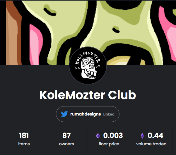 kolemozterclub's tweet photo. Thank you so much for all your support! ❤️❤️❤️ Let's go! be a part of KoleMozter Club 🔥 Love You All ❤️❤️ ✅ https://t.co/xVfIfYWZ4l
#nft #kolemozter #ETH https://t.co/NKrIZD4tfJ