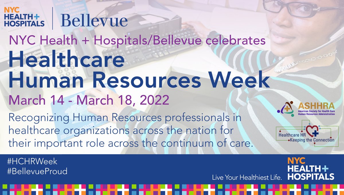 BellevueHosp's tweet photo. It's #HeatlhCareHumanResourcesWeek & we thank our #HumanResources team for being #DedicatedtotheDedicated!
#HCHRWeek https://t.co/pTNipTKbRh