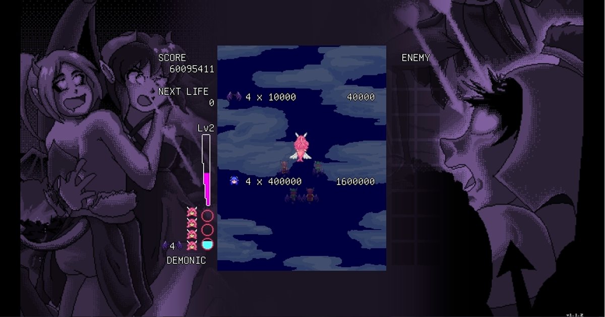 tinotormed's tweet photo. Just days after purchasing the game from https://t.co/5YPrbFS5fT, I'm the first PH player to clear Demonizer on Demonic (Expert) difficulty.
Videos will be separated by difficulty incl. outtakes of the hardest difficulty.
#1cc #STG #shmup #Demonizer @IoriBranford https://t.co/8XGCE75LoQ