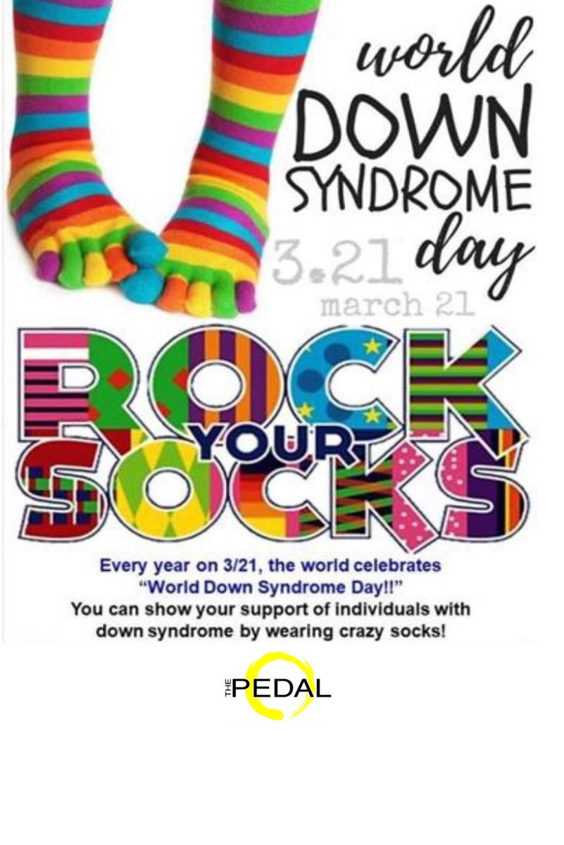 Get your fav CrAzY socks and COME ROCK YOUR RIDE!🤩🙌🏻Let’s celebrate differences TOGETHER! Get your bike now on the MINDBODY app! #indoorcycle #spin #differences #WorldDownSyndromeDay