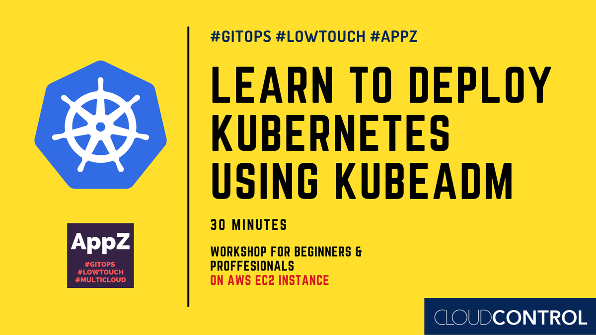 lowtouch_ai's tweet photo. LEARN TO DEPLOY A KUBERNETES CLUSTER IN 30 MINUTES USING #KUBEADM
#kubernetes #container #docker #devops #aws

Link to watch
https://t.co/HNYsiRtmg7

#gitops #lowtouch #appz #workshop #YouTube  #azure #Oracle #VMware #DEVCommunity #Dockerfile #YouTube https://t.co/XTB3EQZVXX