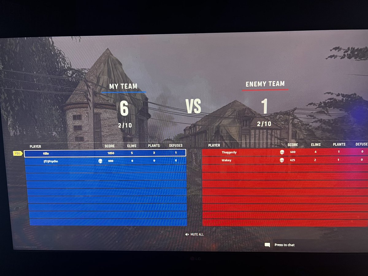 KiLLAxsLays's tweet photo. Proof of Win against Thug Mansion https://t.co/Xv8GMfn8Uo