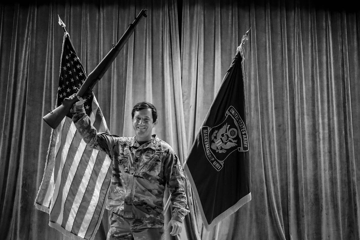 USAMUSoldiers's tweet photo. USAMU alumni &amp; @NationalGuard Sgt. 1st Class Daniel Horner wins #AllArmy2022 Champion title! https://t.co/xtJy69Qgsb