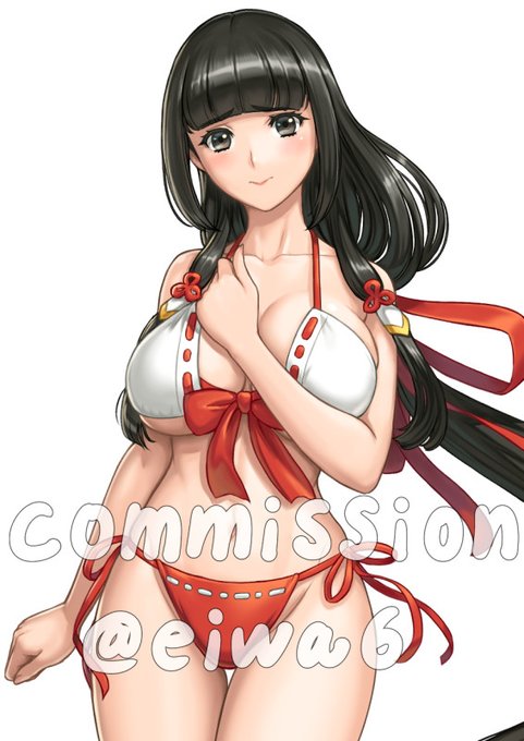 At Skeb's request, I drew Eiwa's original character, Akari, a shrine maiden, in a shrine maiden-style swimsuit.
Akari's full body illustration is on the FANBOX.
✨Google Translation
🌟https://t.co/4J5wjcy4di 🌟https://t.co/3DmKR5Q709 #Skeb  #commission 