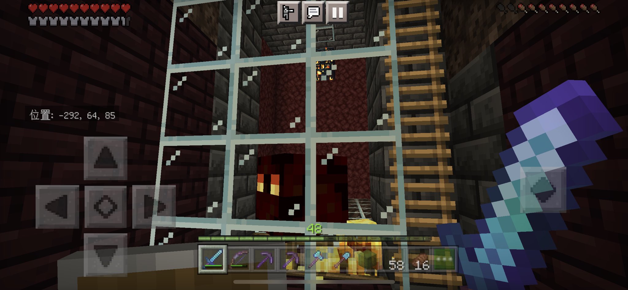 ぽのぽのクラフト マイクラ関係なら相互フォローします マイクラ 統合版 ブレイズスポナーに侵入者が そこにいられると ブレイズが入れないんだが Minecraft マイクラ サバイバル マインクラフト ブレイズスポナー T Co Sb5ehlogoi