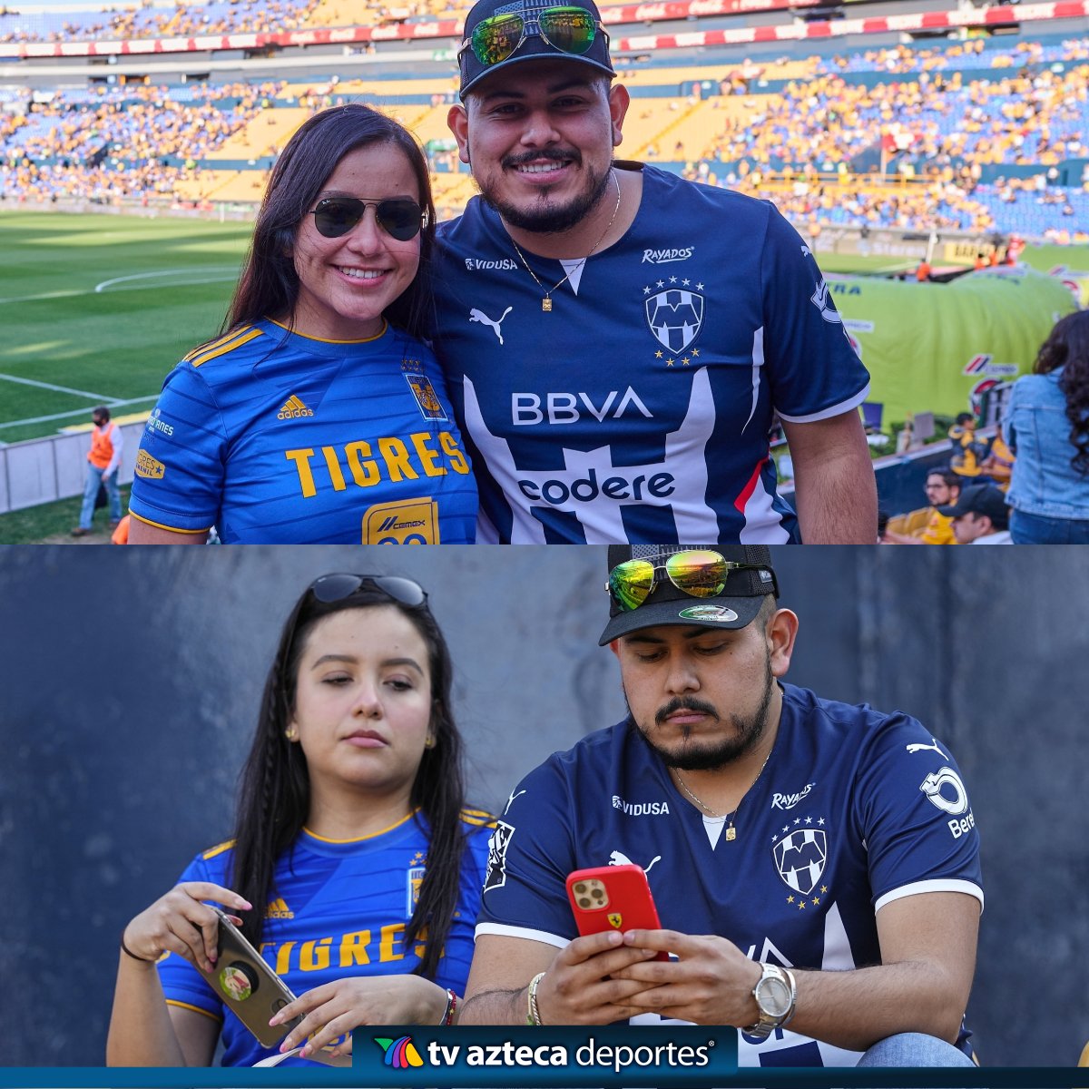 AztecaDeportes's tweet photo. Todo iba tan bien en el Clásico Regio, hasta que te llega un mensaje de 'Juan Mecánico' 😅

¿Qué estará leyendo la aficionada de Tigres? 🤔 https://t.co/HovUiqTiwe