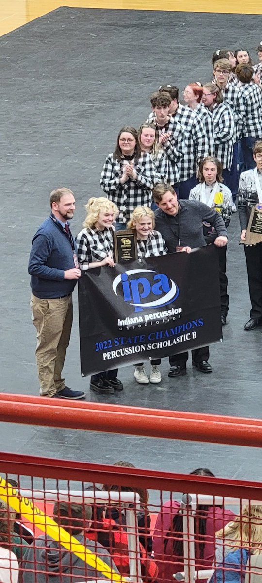 NHSKnights_AP's tweet photo. The 2022 Indoor Percussion State Champions, with a score of   77.075...YOUR NORTHEASTERN KNIGHTS!! So very proud of you!!

#familyofknights https://t.co/dSknALDuwV