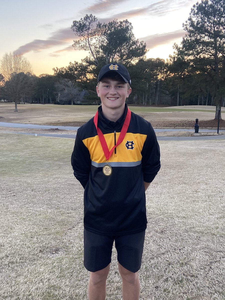 Congrats to Andrew Korytoski for being Co-Medalist at the GSGA Highschool Invite at Canongate CC! 71 (-1) with 3 birdies and 2 bogeys! Team came in 4th! Next up is the <a href="/LGGrangerGolf/">LaGrange Granger Golf</a> Shootout on Monday! <a href="/HCHSga/">Harris County High School GA</a> <a href="/kudzusports/">@kudzusports</a>