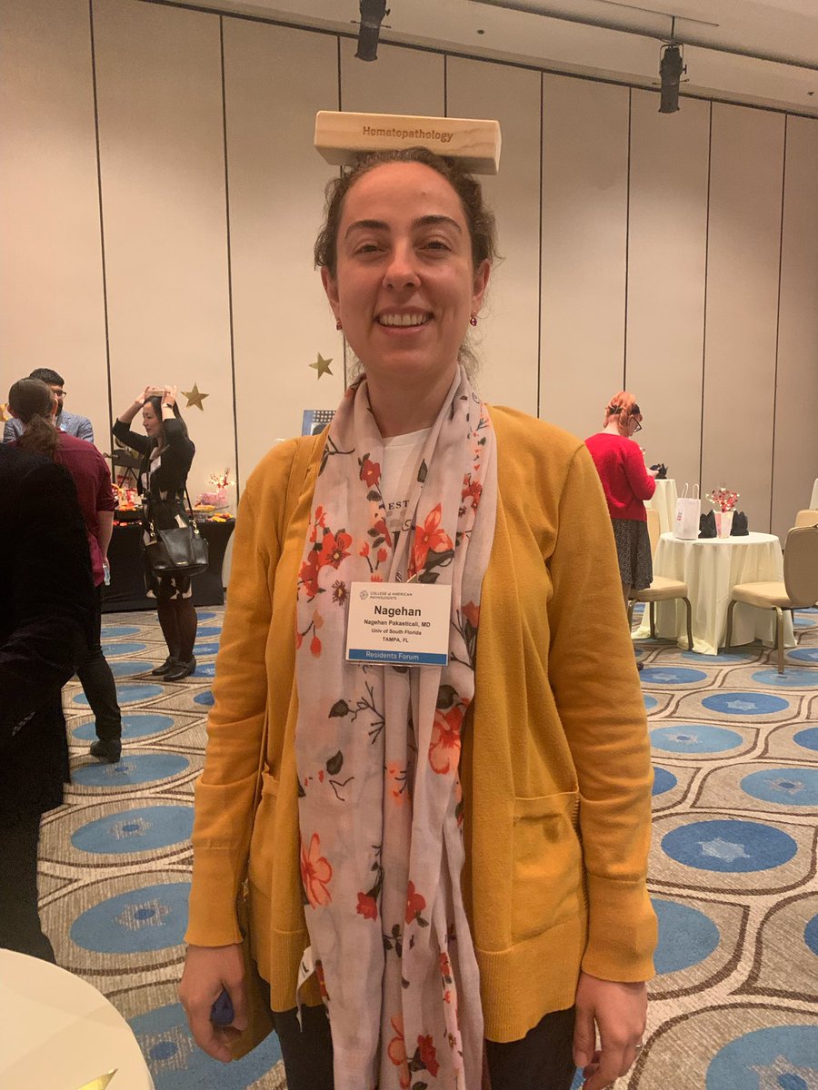 I picked the hematopathology in jenga!! #RFSpring22 😄👏👏