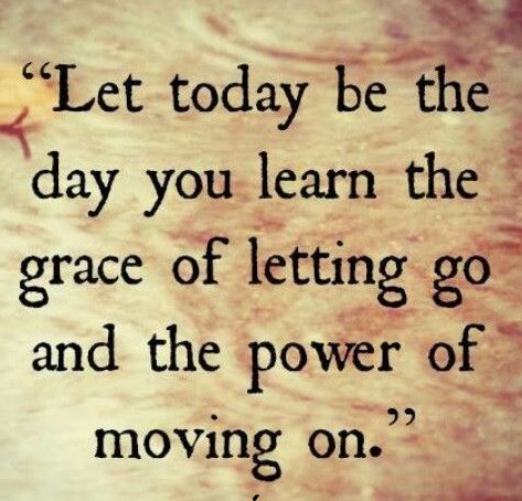 Don't hold to anger, hurt or pain. They steal your energy and keep you from love and happiness.