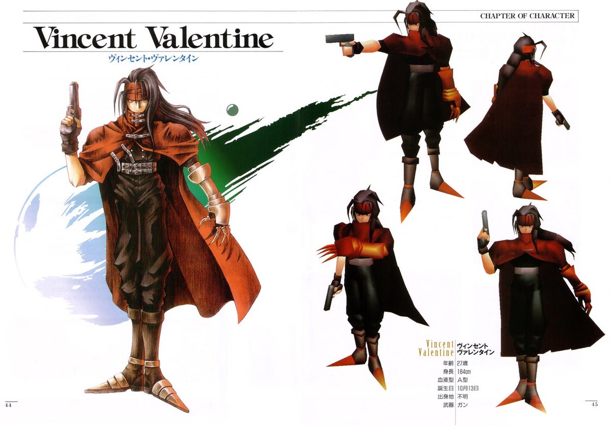 best of vincent valentine (@dailyvinval) on Twitter photo 