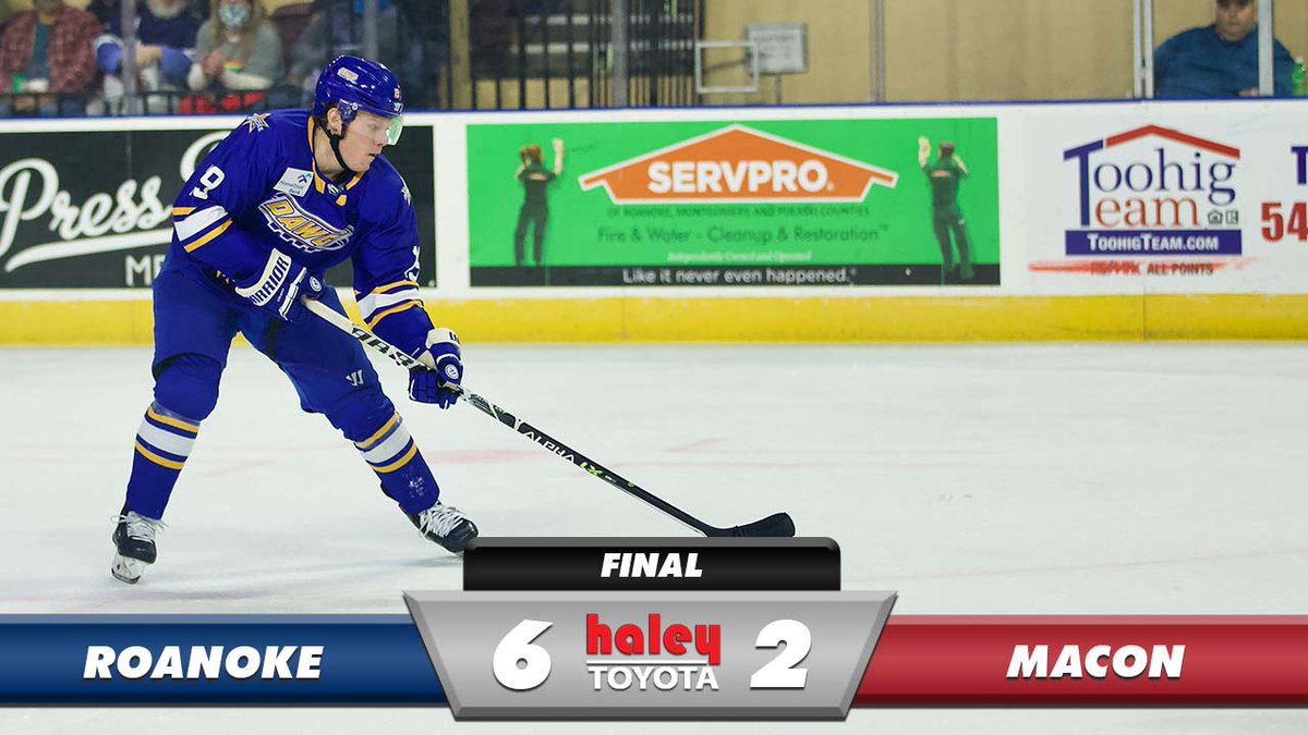 RailYardDawgs's tweet photo. Back-to-back Ws 😏

The Dawgs sweep the weekend against Macon with a 6-2 win on Saturday night at Berglund Center. 

Brady Heppner had two goals and two assists, Nick Devito had two goals, and Nick Ford and Gehrett Sargis added scores!! 👏 https://t.co/aecSv8c9uD