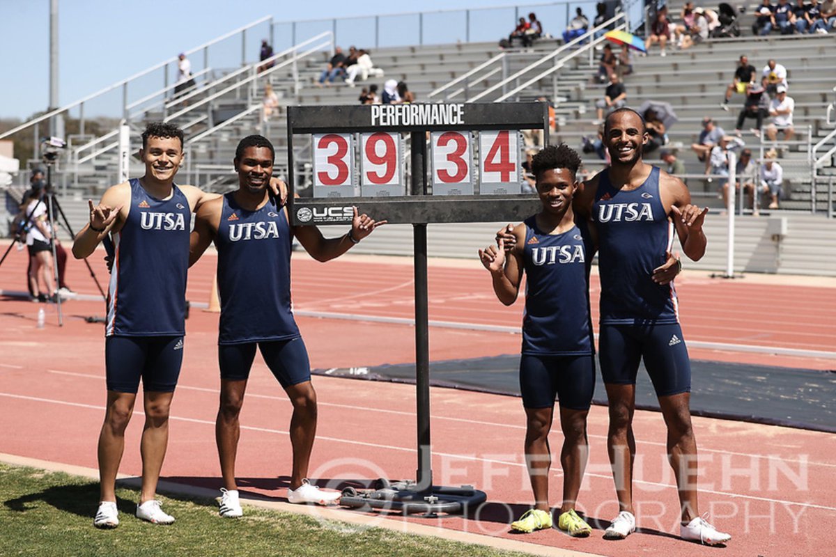 It was an awfully nice day for some running, jumping, and throwing including an Olympic Gold Medalist and a <a href="/UTSATrackXC/">UTSA Track & XC</a>  Roadrunner school and meet record in the 4x100 meter relay: jeffhuehn.photoshelter.com/gallery-slides…