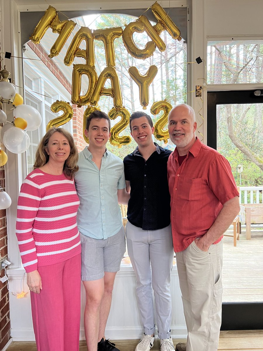 IanFunk's tweet photo. Thrilled to be heading to @VUMC_Anes for #anesthesiology residency!! Thanks to all of the wonderful friends and mentors I’ve had at @UNC_SOM and for my parents flying all the way from Germany to celebrate! #MatchDay2022 #MedTwitter https://t.co/5w0jr5tVSI
