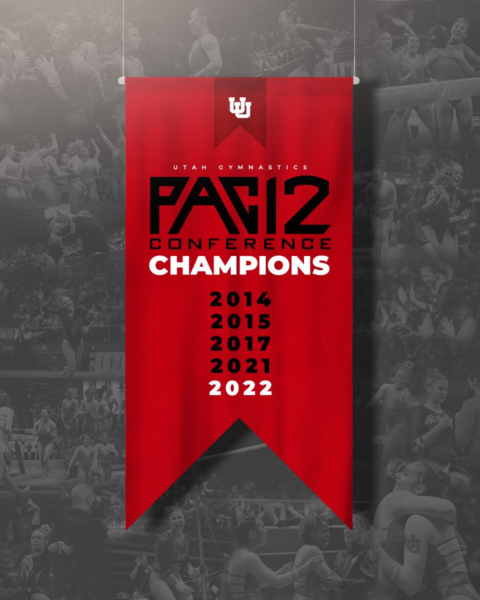 UtahGymnastics's tweet photo. Back to back Pac-12 Champions sure has a nice ring to it!!

#L22l https://t.co/e6eFk6FGl4