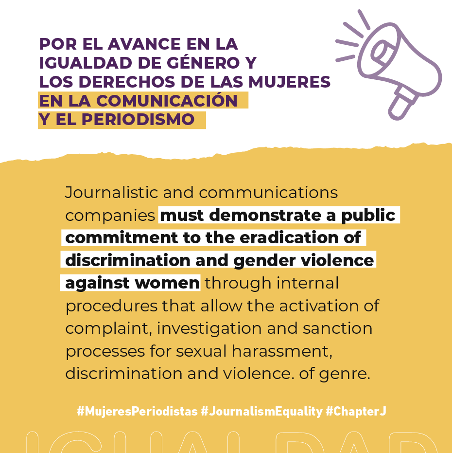 redpergenero's tweet photo. #Campaign #MujeresPeriodistas #JournalismEquality #ChapterJ
⚠️ Incorporating the social work of women in the media guarantees that the voice of more than half of the population, women, are visible.
➡️ https://t.co/pftbd1SZOZ https://t.co/GfbG12yDF7
