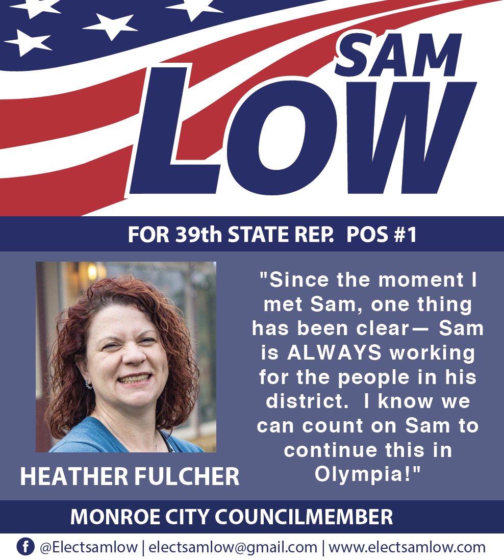 Sam Low (for 39th LD pos.1) tweet media