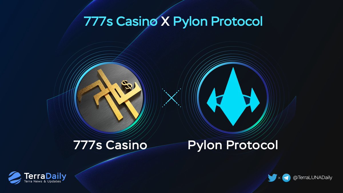TKRAirdrop's tweet photo. 🤝@777s_casino  X @pylon_protocol  

👉Now deposit and play on 777s Casino using $MINE 

#TERRA #LUNATICS #LUNA https://t.co/PuN4CDX2Wc