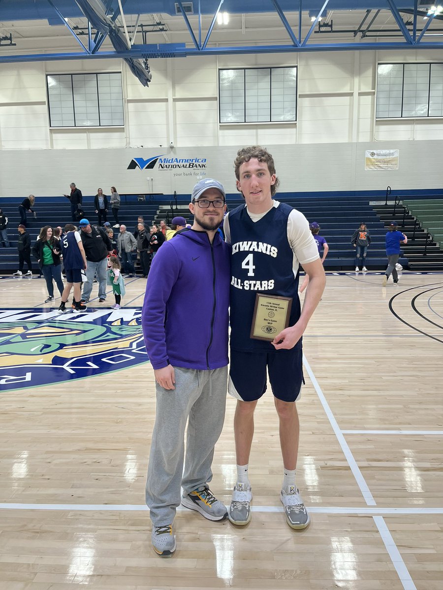Congrats to <a href="/twplumer52/">Turner Plumer</a> on being MVP of the Kiwanis All Star game!!! I’ll be missing those dunks. Good way to end your HS career! 🏀🏀🏀
