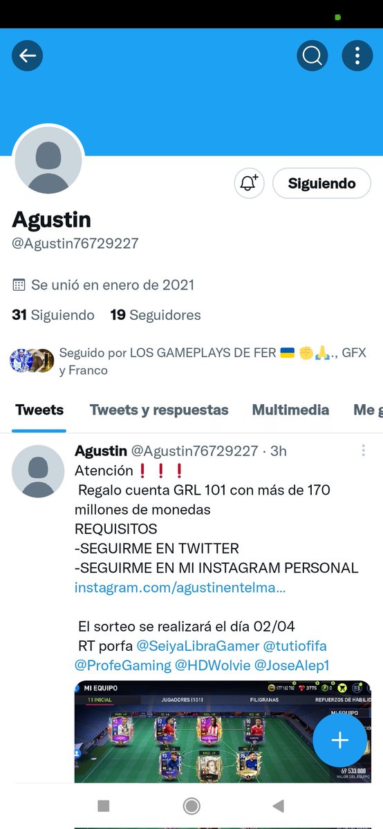 JfManagerYT's tweet photo. @Agustin76729227 @SeiyaLibraGamer @tutiofifa @ProfeGaming @HDWolvie @JoseAlep1 Liston https://t.co/MgilfSSyFY