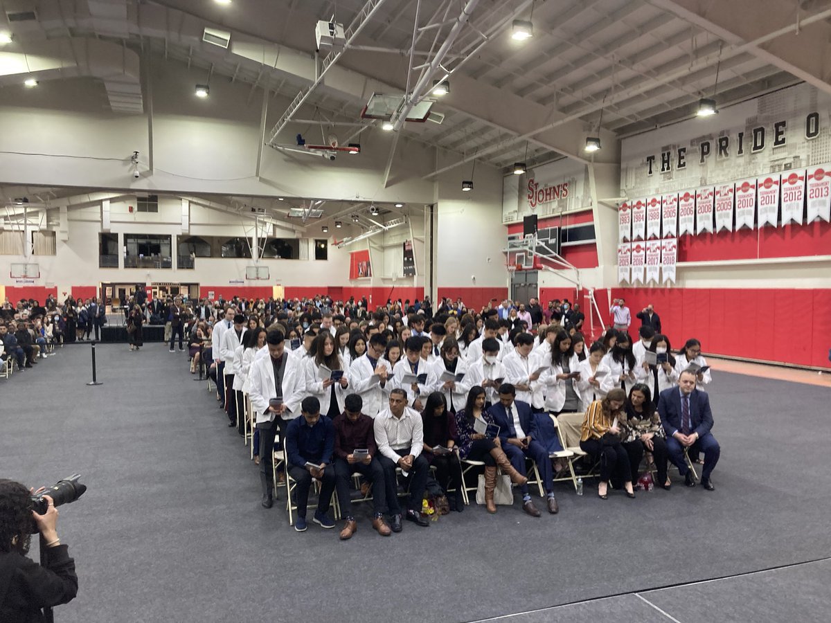 Congratulations to all of our <a href="/SJUPharmHSci/">SJU Pharm & HSci</a> P1 Pharmacy Students on their White Coat Ceremony tonight!
